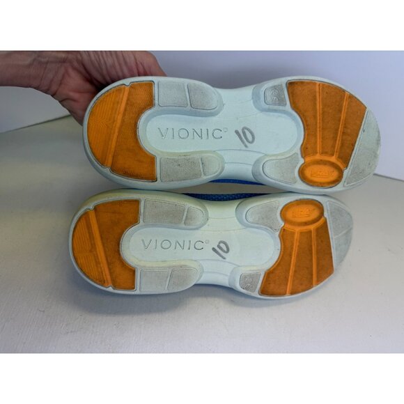 Vionic Kallie Slip On Shoes Knit Comfort Walking Lightweight Blue Azure Size 8.5 - Picture 6 of 7